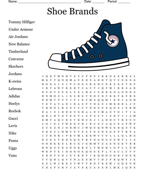 sneaker feature crossword 5 letters.